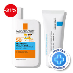 La Roche-Posay Ultra obnovitveni protokol za otroško kožo - zaščita pred soncem + nega (50 ml + 40 ml)