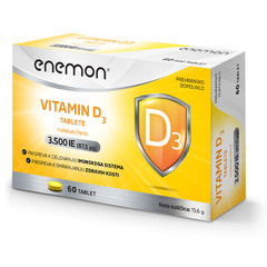 Vitamin D3 3500 IE Enemon, tablete (60 tablet)
