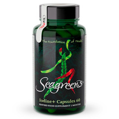 Seagreens bio morske alge z jodom, kapsule (60 kapsul)