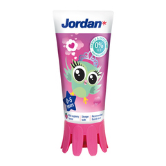 Jordan Kids, zobna pasta za otroke 0-5 let (500 ppm F)