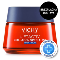Vichy Liftactiv Collagen Specialist, nočna nega za obraz (50 ml)