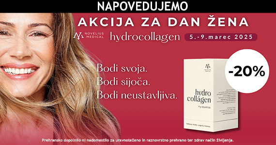 Novelius Medical Hydrocollagen vam je na voljo 20% ugodneje.