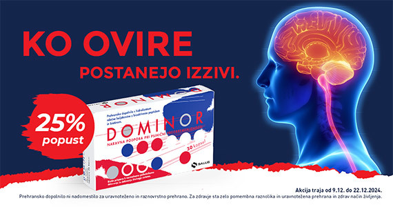 Dominor vam je na voljo kar 25% ugodneje