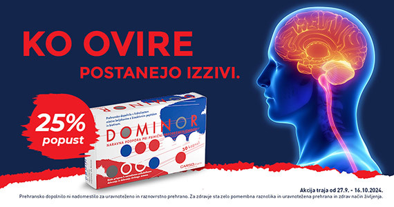 Dominor vam je na voljo kar 25% ugodneje