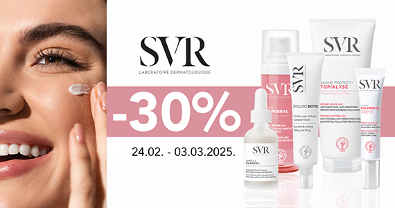 Vsi izdelki SVR so vam na voljo 30% ugodneje.