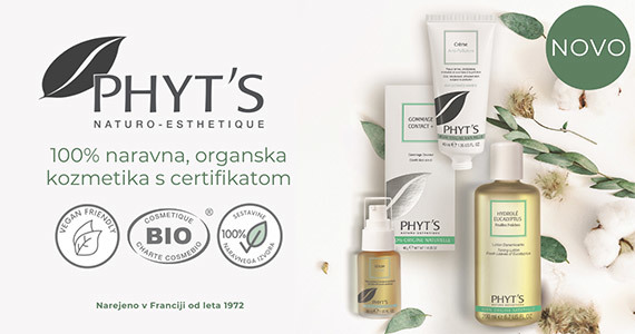 Novost na Lekarnar.com: Phyt's 100% naravna in certificirana organska kozmetika.