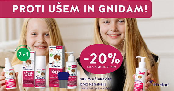 Izdelka mylittledoc sta vam na voljo 20% ugodneje.