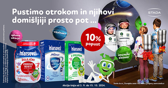 Marsovci - prehranska dopolnila za otroke so vam na voljo 10% ugodneje. - Slika 1