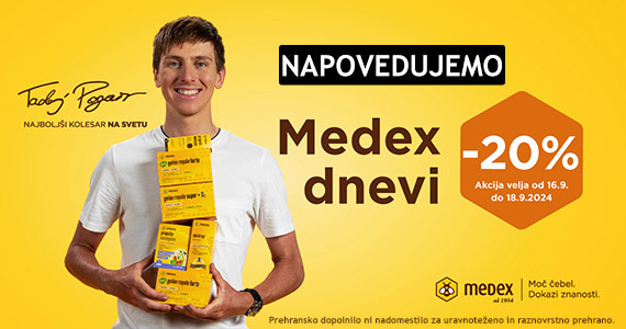 Medex dnevi na Lekarnar.com: Vsi izdelki Medex vam bodo na voljo kar 20% ugodneje. - Slika 1