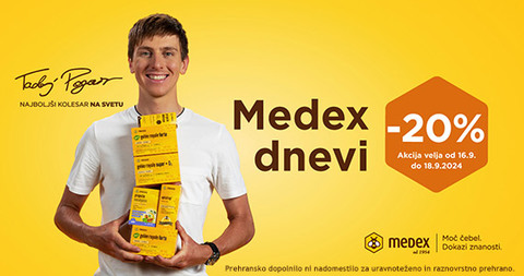 Medex dnevi na Lekarnar.com: Vsi izdelki Medex vam bodo na voljo kar 20% ugodneje.