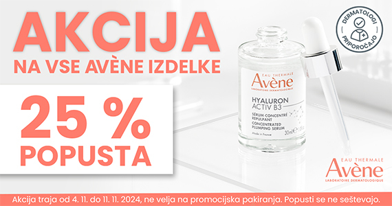 Avene dnevi na Lekarnar.com: Izdelki Avene so vam na voljo 25% ugodneje