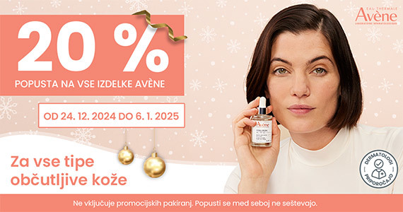 Avene dnevi na Lekarnar.com: Izdelki Avene so vam na voljo 20% ugodneje