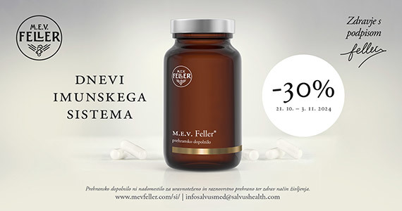 Vsi izdelki M.E.V. Feller so vam na voljo 30% ugodneje.