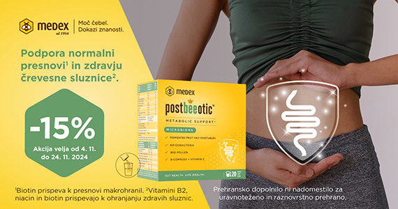 Medex Postbeeotic vam je na voljo 15% ugodneje.