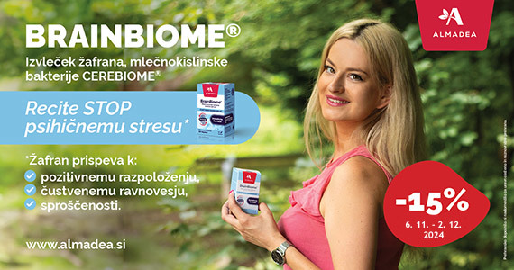 BrainBiome vam je na voljo 15% ugodneje.