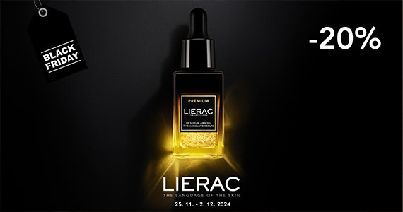 Lierac Black Friday na Lekarnar.com - Kozmetika Lierac vam je na voljo 20% ugodneje.