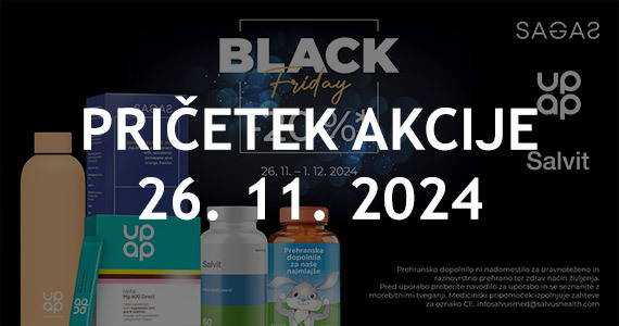 Salvit Black Friday na Lekarnar.com - Vsi izdelki Salvit so vam na voljo 20% ugodneje.