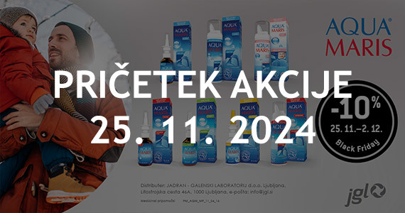 Aqua Maris Black Friday na Lekarnar.com - Vsi izdelki Aqua Maris so vam na voljo 10% ugodneje.