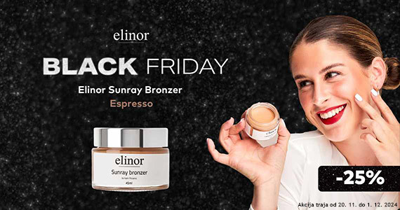 Elinor Black Friday na Lekarnar.com - Izbrani izdelki Elinor so vam na voljo ugodneje.