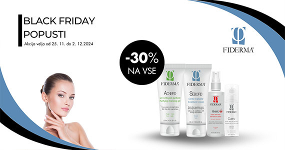 Fiderma Black Friday na Lekarnar.com: Vsi izdelki Fiderma so vam na voljo 30% ugodneje. - Slika 1