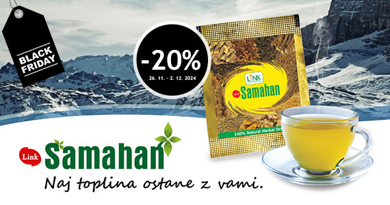 Samahan Black Friday na Lekarnar.com - Samahan vam je za kratek čas na voljo kar 20% ugodneje. - Slika 1