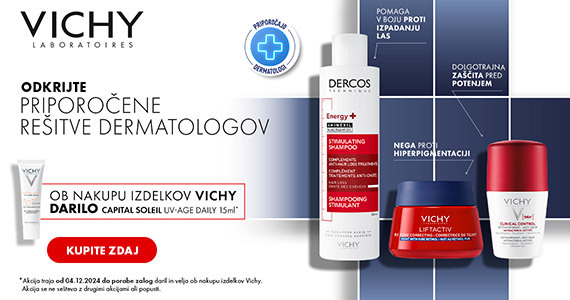 Ob nakupu enega ali več izdelkov Vichy prejmete darilo: Vichy Capital Soleil UV-Age Daily fluid - ZF50 + (15 ml). - Slika 1