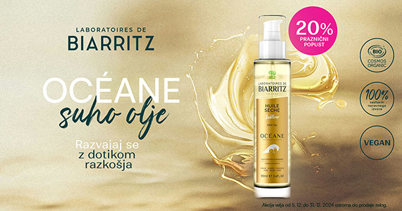 Biarritz suho olje vam je na voljo 20% ugodneje