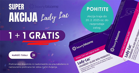 Blooms Lady-Lac vam je na voljo v posebni ponudbi: dva za ceno enega.