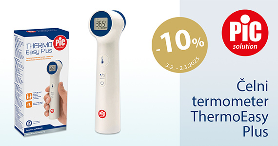 PiC ThermoEasy Plus brezkontaktni termometer vam je na voljo 10% ugodneje.