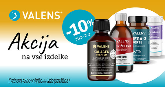 Valens dnevi na Lekarnar.com: Vsi izdelki Valens so vam na voljo 10% ugodneje. - Slika 1