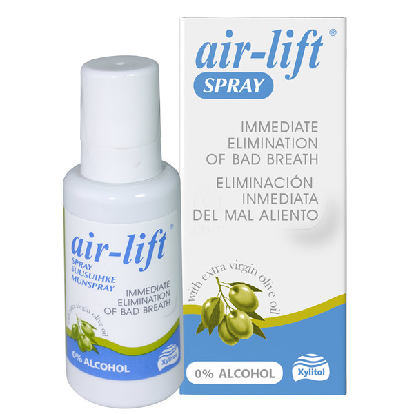 Air-Lift, sprej za jezik proti zadahu z olivnim oljem (15 ml)