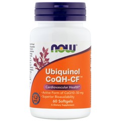 Ubiquinol CoQH-CF NOW kapsule