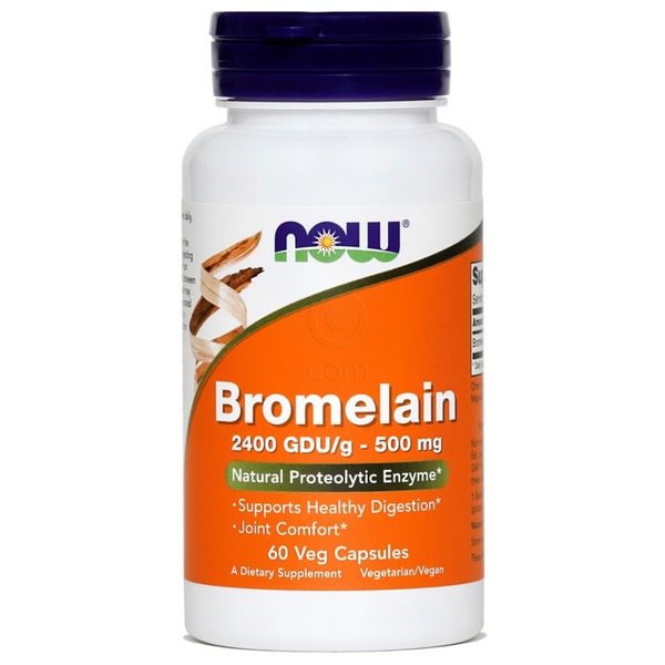 Bromelain 500 mg NOW, kapsule (60 kapsul)