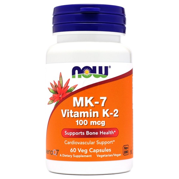 Vitamin K-2 (MK7) 100 µg NOW kapsule