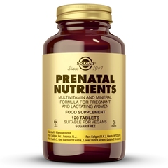  Solgar Prenatal multivitamini in minerali, 120 tablet