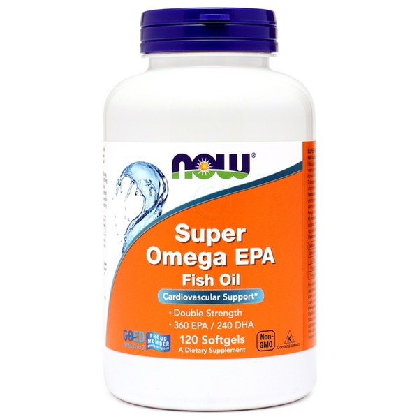 Super Omega-3 EPA NOW, 120 kapsul