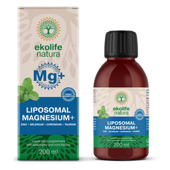 Ekolife Natura liposomski Magnezij+, tekočina (200 ml)