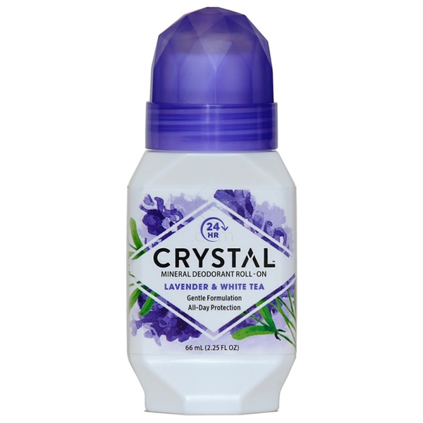 Crystal essence mineralni deo roll-on, sivka in beli čaj (66 ml)