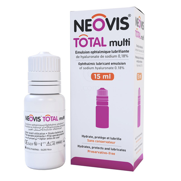 Neovis Total Mutli, emulzija za vlaženje oči (15 ml)
