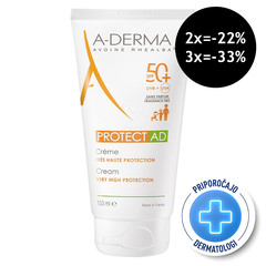 A-Derma Protect AD, krema za atopično kožo - ZF50+ (150 ml)