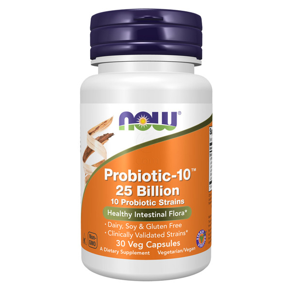 Probiotic-10 NOW 25 milijard, kapsule (30 kapsul)