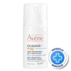 Avene Cicalfate+, obnavljajoča zaščitna krema - ZF50+ (30 ml)