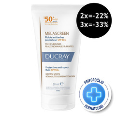 Ducray Melascreen UV, zaščitni fluid proti madežem - ZF50+ (50 ml)