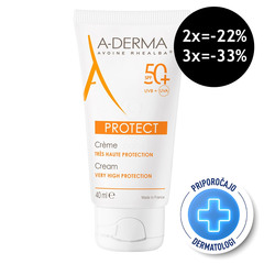 A-Derma Protect, krema za suho kožo - ZF50+ (40 ml)