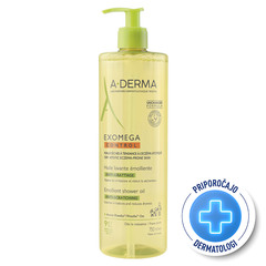 A-Derma Exomega Control, emolientno čistilno olje za tuširanje (750 ml)