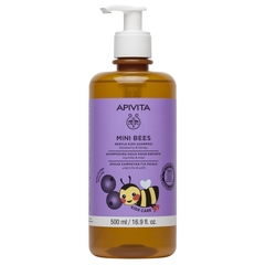 Apivita, otroški šampon za lase - borovnica & med (500 ml)