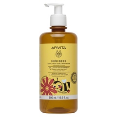 Apivita Mini Bees, otroški šampon za lase in telo - ognjič & med (500 ml)
