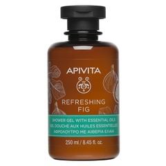 Apivita, gel za prhanje - figa (250 ml)