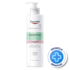 Eucerin DermoPure, čistilni gel s trojnim učinkom (400 ml)