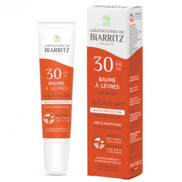 Biarrizz BIO, balzam za ustnice za zaščito pred soncem - ZF30 (15 ml) 